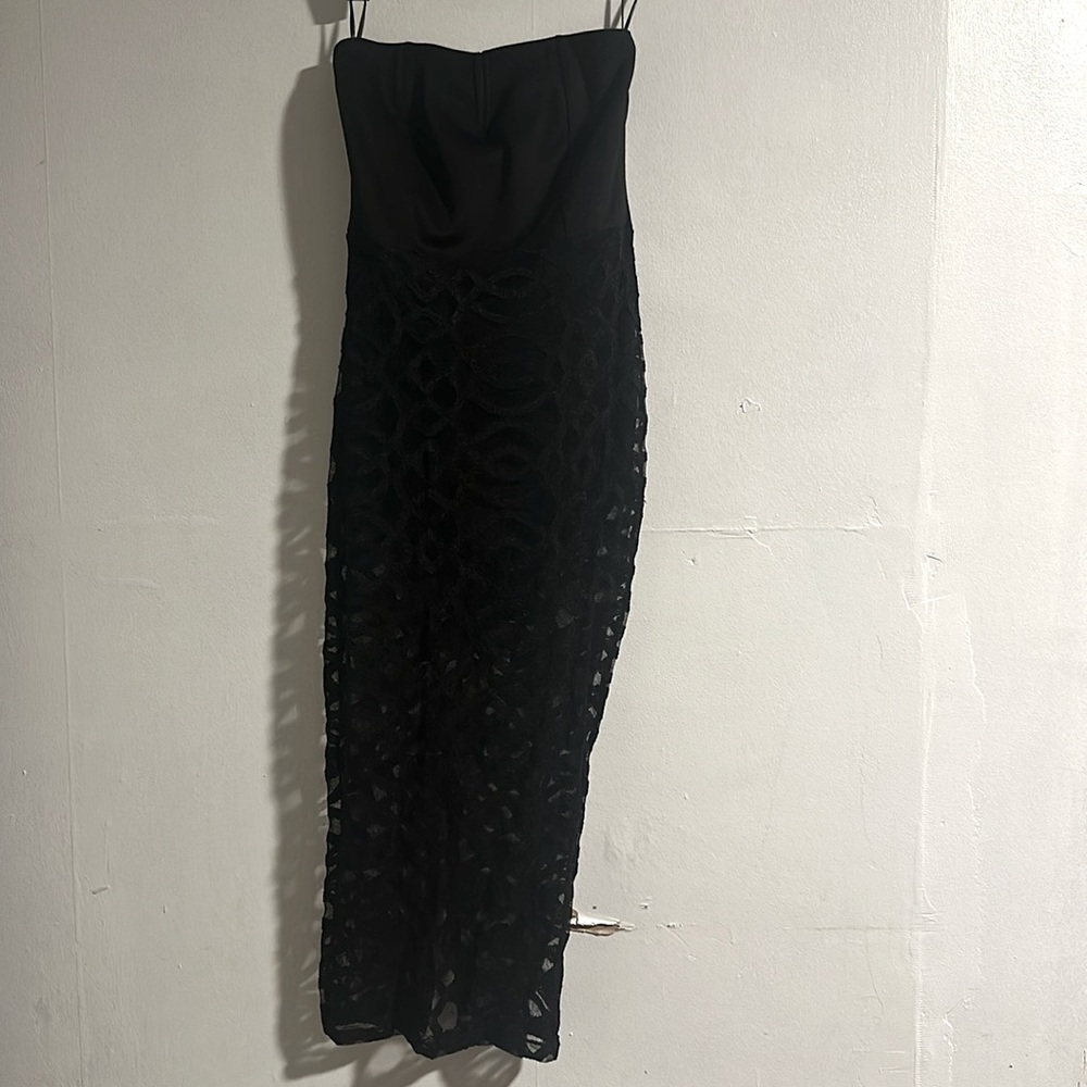 Lace Overlay Bodysuit Dress